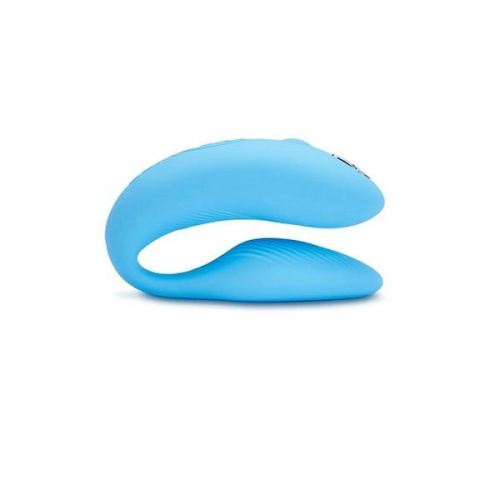 We-Vibe Chorus - вибратор для пар с сенсорным пультом и управлением через телефон голубой